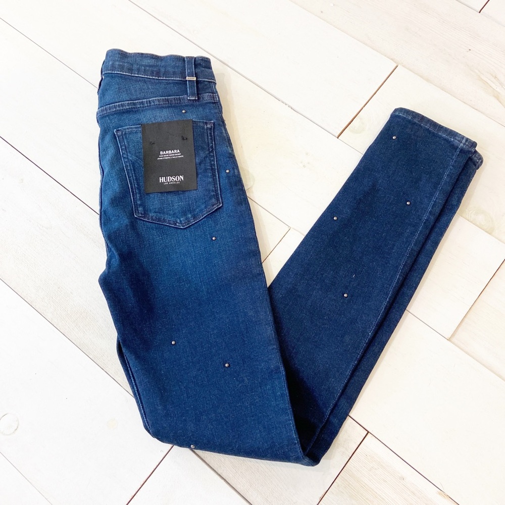 HUDSON JEANS Barbara Super Skinny Hi Rise Size 25 - Picture 3 of 10